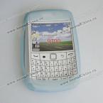 Симпатичная силиконовая крышка для корпуса Blackberry 9020,9700.(Цвет - голубой)