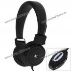 AT-SD36 FM Supported MP3 Player with TF Card, USB Port and Headset Earphone - Black (BLACK)