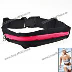 Multifunction Waterproof Sport Polyester Storage Waist Bag for Cycling Running Swimming etc (Purple Red) (PURPLE RED)