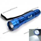 TS-501B Cree XM-L T6 1000 Lumens 5-Mode White Light 18650 Flashlight - Blue (BLUE)