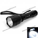 C8 Cree XM-L T6 1000 Lumens 5-Mode White Light LED Flashlight (Battery and Charger included)