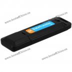 Компактный цифровой USB диктофон/ TF карт ридер (Чёрный)