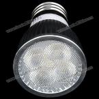 E27 5-LED 10W 500 Lumens LED 6000-6500K Spotlight (85-265V) (WHITE)