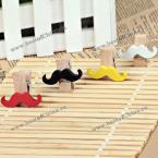 Mini and Practical Wood Clamps with Moustache Style - 4PCS