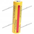 Аккумуляторная Li-ion батарея UltraFire 18650 3.7V 5000mAh- Желтый (1-шт, без защитной схемы)