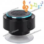 F-012 IP67 Dustproof and Waterproof Hands-free Call Bluetooth Speaker with Suction Cup (BLUE)