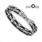 Stainless Steel Bracelet & Bangle 210mm Men's Jewelry Strand Rope Charm Chain Wristband Men's Bracelet (JewelOra BA100159)