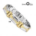  2014 Fashion Jewelry Wrap Wristband For Men New Product Bangle 316L Stainless Steel Men's Bracelet (JewelOra BA100965)
