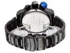 Weide мужские спортивные кварцевые водонепроницаемые часы с круглым циферблатом, светодиодной подсветкой и браслетом из нержавеющей стали.