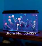  1Piece Giant Jellyfish Aquarium / Jellyfish Tank with Color-Changing LED Lights / 7 Jellyfish