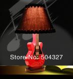  1Piece Guitar Lamp Table Desk Lamp for Guitar Lover -Red