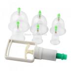1 set 6 Cups Chinese Body Cupping Massage Healthy Kit Therapy Suction Apparatus Cups 