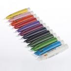 1 SET 12 Colors 3D Nail Art Paint Tube Draw Painting Acrylic Nail Art Tip UV Gel 