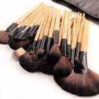 NEW Pro 24 Pcs Makeup Brush Cosmetic Tool Kit Eyeshadow Powder Brush Set + Case