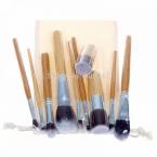 Professional New 10 PCS Cosmetic Brush set TOOLS Bamboo Handle Synthetic Makeup Brush Kit make up brush set tools 
