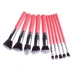 NEW 2014,10 pcs makeup Brushs Professional Makeup Brushes Set pink Handle Cosmetic Brand Brush
