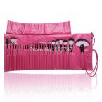 NEW 2014 professional 24 pcs makeup brush set kits cosmetic facial brush kits make up tools with ROSE case