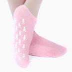 Brand New Soft Spa Gel Socks for bautiful feet/Moisturizing Treatment Gel Spa Socks-Pink