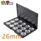 15 PCS 26mm Empty Eyeshadow Aluminum Pans with Palette #4885