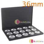 15 PCS 36mm Empty Eyeshadow Aluminum Pans with Palette [4887|01|01]