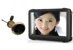 5.8G Wireless HD Door Viewer Camera 5" 800X600p Monitor DVR Motion Detection 90 degrees