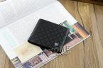 Модный мужской бумажник из натуральной кожи украшенный узором в виде ромбиков.(ZX-D526-59)