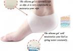 1pairMoisturising Silicone Gel Heel Protectors Sock for Cracked Dry Foot Heel Care Protectors Pain Relief