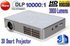 New DLP Full HD 1280*800 digital smart projectors home theater 3D projectors 