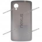 Textured TPU and PC Pure Color Style Protective Case Cover for Google Nexus5 (GRAY)