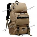 Practical 40L Camping Hiking Backpack Rucksack Bag Accessories Outdoor Activities Gadget (KHAKI)
