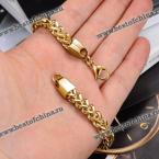 Fashion Retro Solid Color Link Chain Bracelet For Men (GOLDEN)
