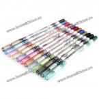 Makeup Menow Crayon Multi-color Eyeliner Lip Pencil Glitter Cosmetic Makeup 12pcs (AS THE PICTURE)