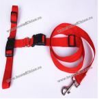 Exquisite Dogs Cats Leash Set Adjustable Running Sports Pet Traction Rope Belt (RED)