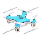 Cheerson CX - 10 Mini RC Quadcopter 4 CH 6 Axis Gyro with Flip Fly and LED Light Gorgeous for Christmas Eve Playing (BLUE)
