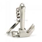 Creative  Claw Hammer Keychain Machine Tools Model Funny Gifts Key Chain Ring Keyfob Keyring Key Holder