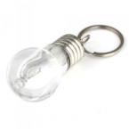 Fashion Colorful Bulb LED Light Keychain Key Chain Ring Keyring Keyfob Key Holder