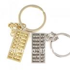 8 Rows Spinning Abacus  Keychain Creative Chinese Style Small 3.5CM-Length Key Chain Ring Keyfob Keyring