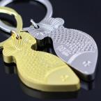 Chinese Style Lucky Fish Pisces Couple Keychain Key Chain Ring Keyring Key Fob 83002