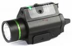 Vector Optics тактический светодиодный фонарь с зелёным лазерным прицелом, 200 люмен.