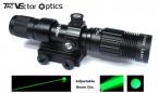 Vector Optics тактический фонарь с зелёным лазерным прицелом, батарейкой, дистанционным переключателем и креплением.