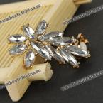 Chic Solid Color Faux Gem Embellished Women's Ear Cuff  ONE PIECE (AS THE PICTURE)