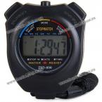 ZSD-808 Water Resistant LCD Electronic Stopwatch Timer with Time Alarm Date Calendar
