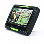 New Green 4.3'' Waterproof Bluetooth Motorcycle GPS Navigation 4GB Flash+Professional Maps Most Countries128M DDR 
