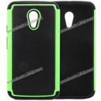 Exquisite Silicone and PC Material Football Texture Protective Case Cover for Moto G2 (GREEN)