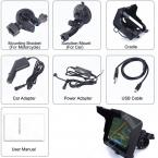 2014 Updated Version Black 5'' Waterproof IPX5 Bluetooth GPS Navigator for Motorcycle+4GB Flash+Professional Maps,