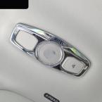 Reading lamp switch cover chrome Car Accessories For Ford Focus 3 mk3 sedan hatchback 2012 2013 2014