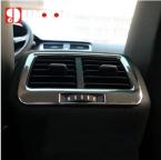 High Quality Stainless steel For Volkswagen VW Golf 7 MK7 2014 exhaust outlet rear modification decorative sequins box 