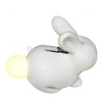  1Piece Bunny Lamp Rabbit Night Lamp With Ceramic Piggy Bank