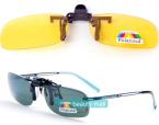 New Hot Clip-on Flip-up Lens Polarized Day Night Vision Sunglasses Unisex Driving Glasses oculos Lenses For Men and Women 