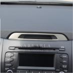 High quality Stainless Steel trim central console DVD outlet ring cover accessories For Kia Sportage R 2012 2013 2014 2015 